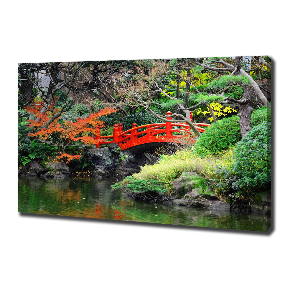 Canvas wall art Japanese garden