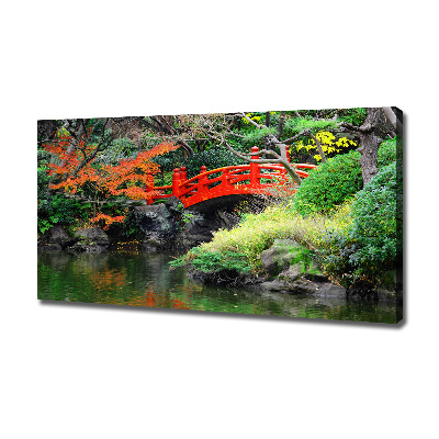 Canvas wall art Japanese garden