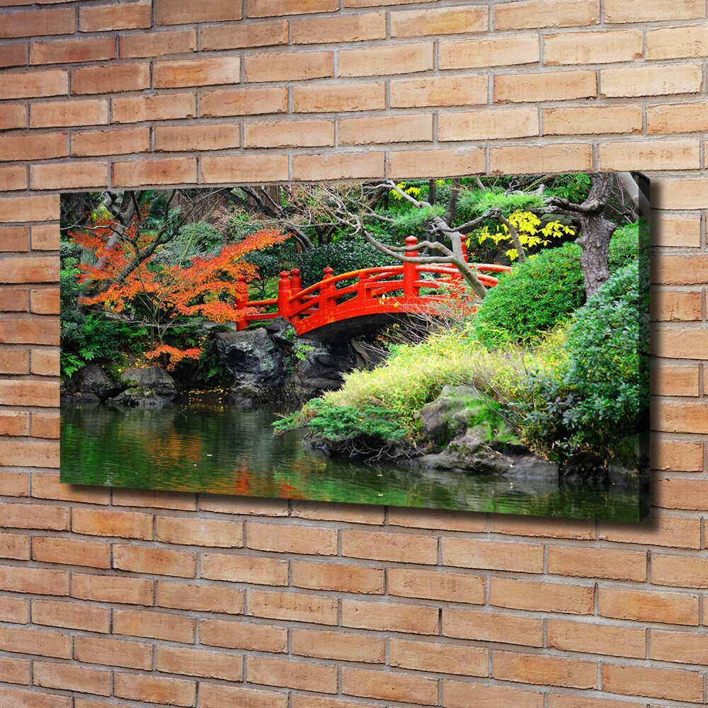 Canvas wall art Japanese garden