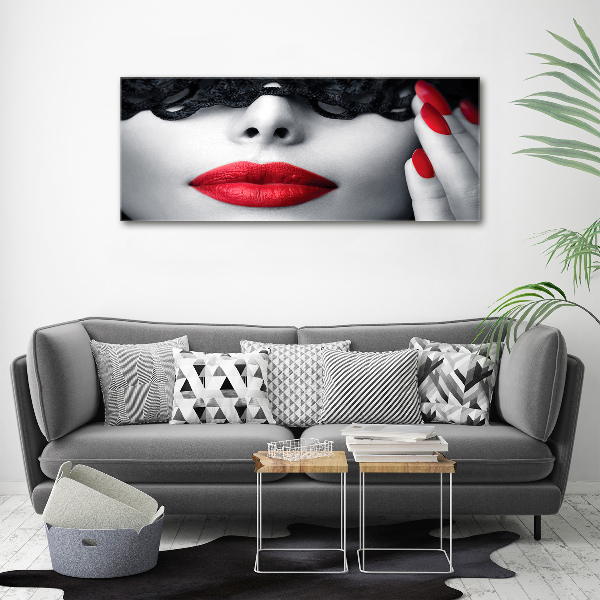 Canvas wall art Lace mask