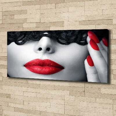 Canvas wall art Lace mask