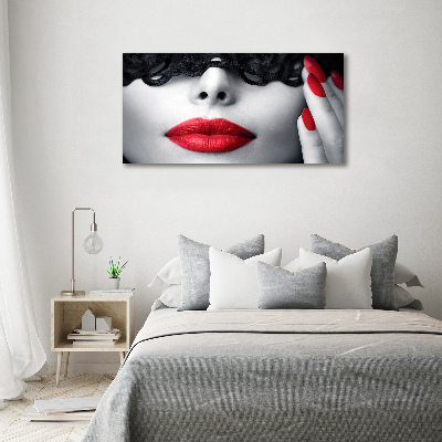 Canvas wall art Lace mask