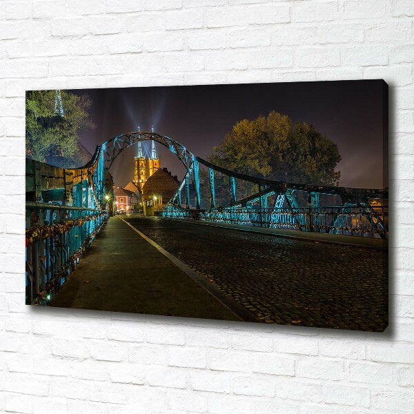 Canvas wall art Bridge of Lovers