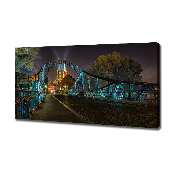 Canvas wall art Bridge of Lovers