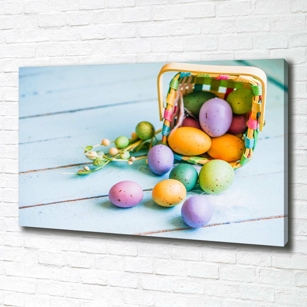 Canvas wall art Easter eggs