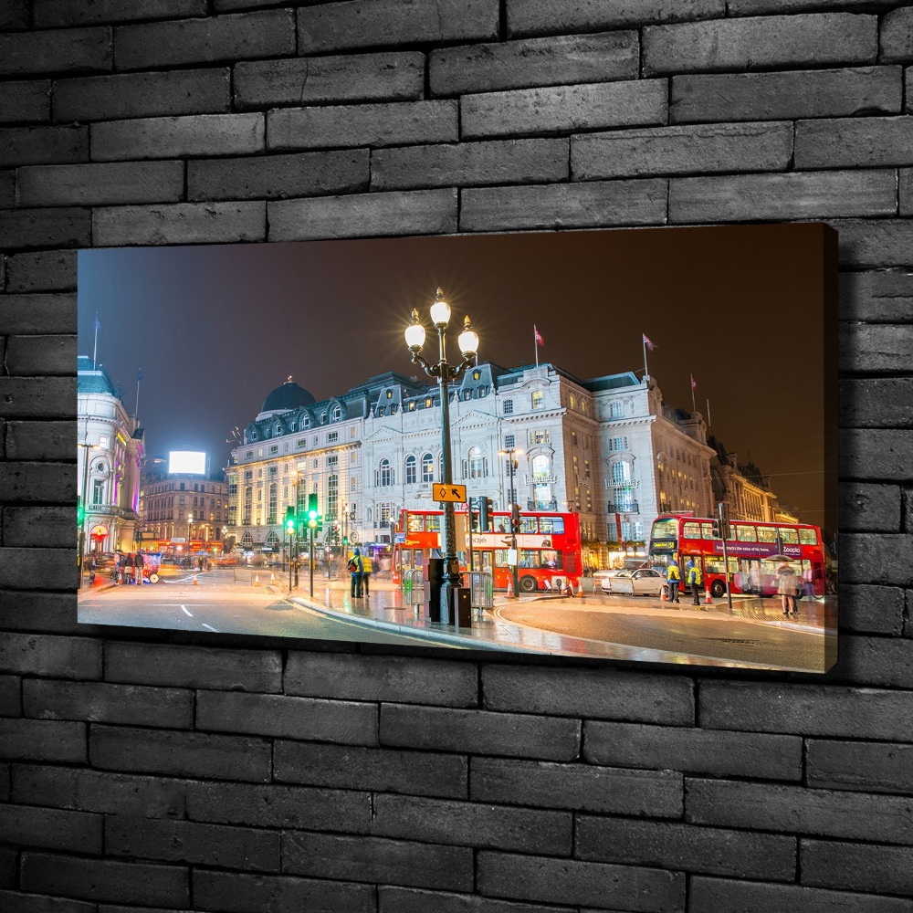 Canvas wall art London at night