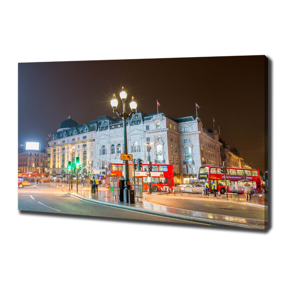 Canvas wall art London at night