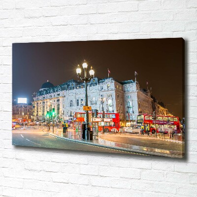 Canvas wall art London at night