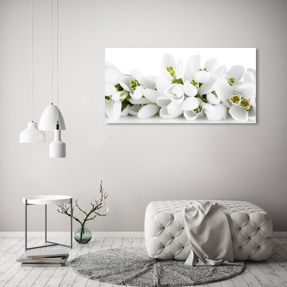 Canvas wall art Snowdrops