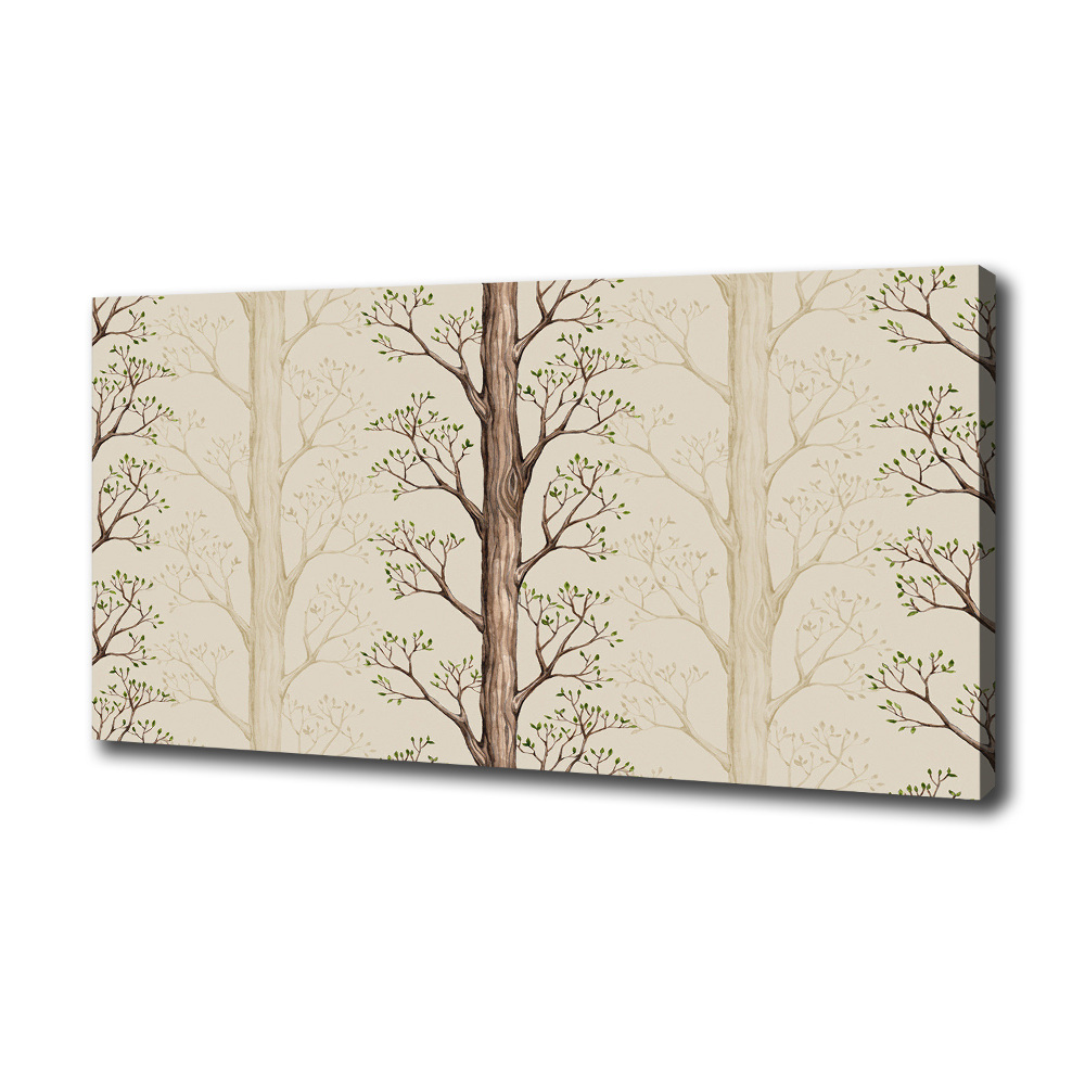 Canvas wall art Trees