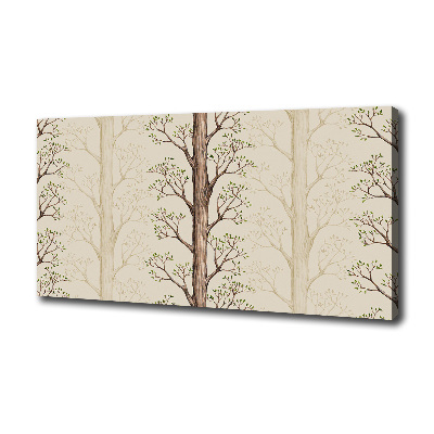 Canvas wall art Trees