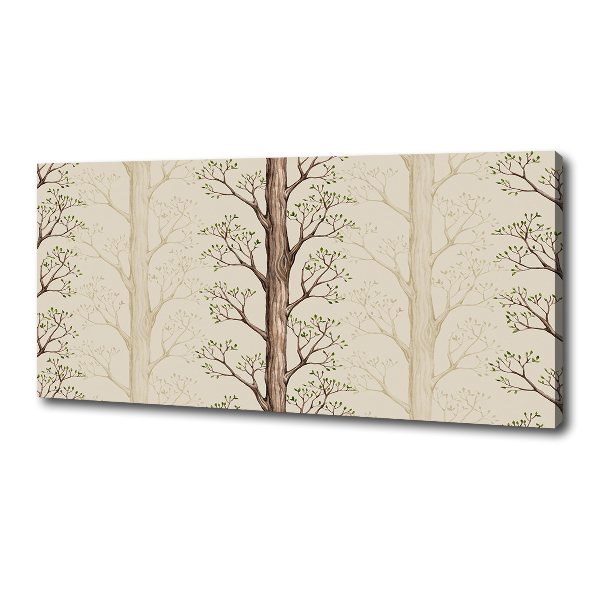 Canvas wall art Trees