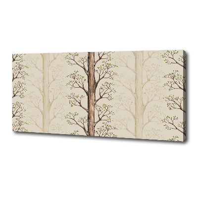 Canvas wall art Trees