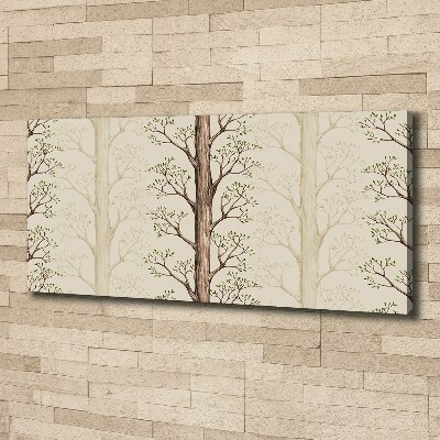 Canvas wall art Trees