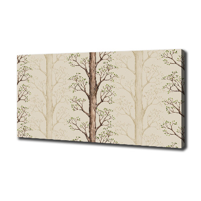 Canvas wall art Trees