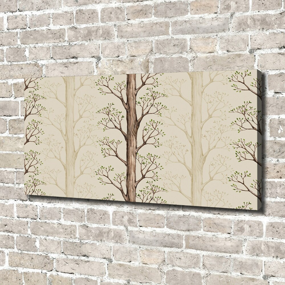 Canvas wall art Trees