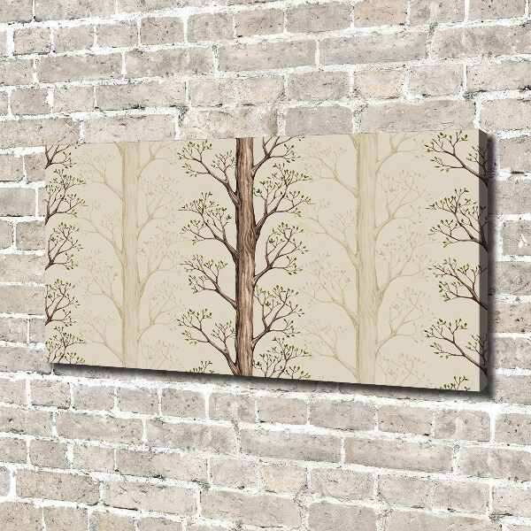 Canvas wall art Trees