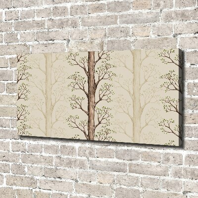 Canvas wall art Trees