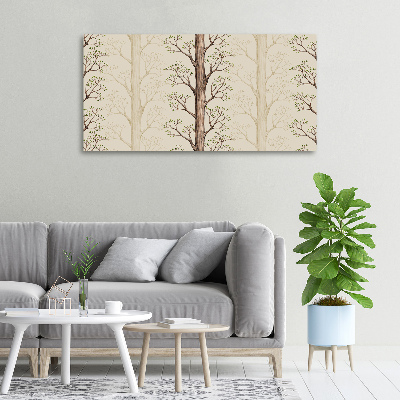 Canvas wall art Trees