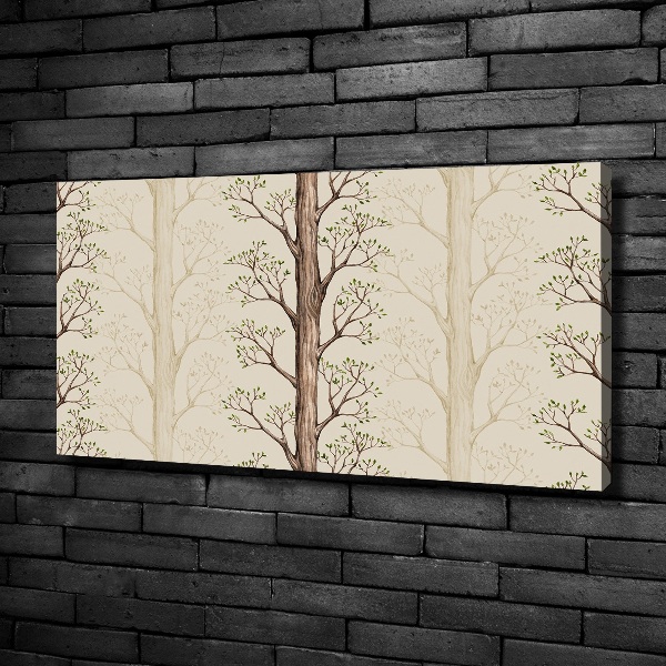 Canvas wall art Trees