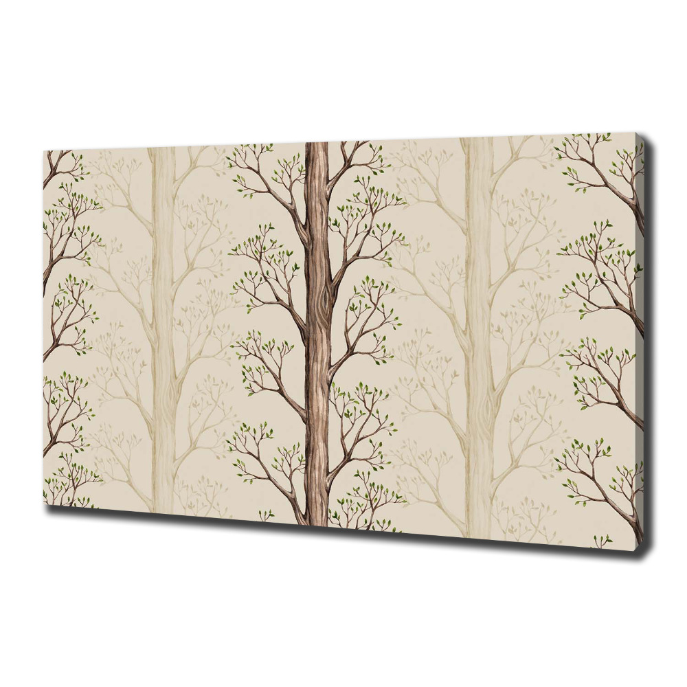 Canvas wall art Trees