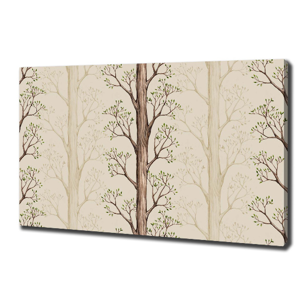 Canvas wall art Trees