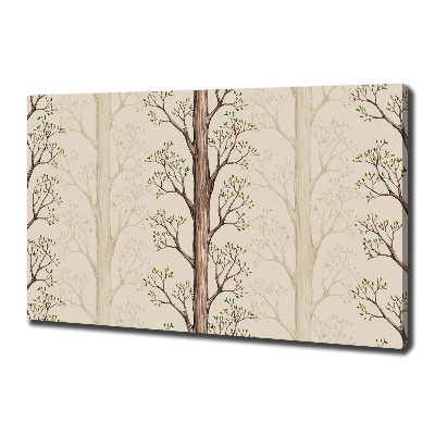 Canvas wall art Trees