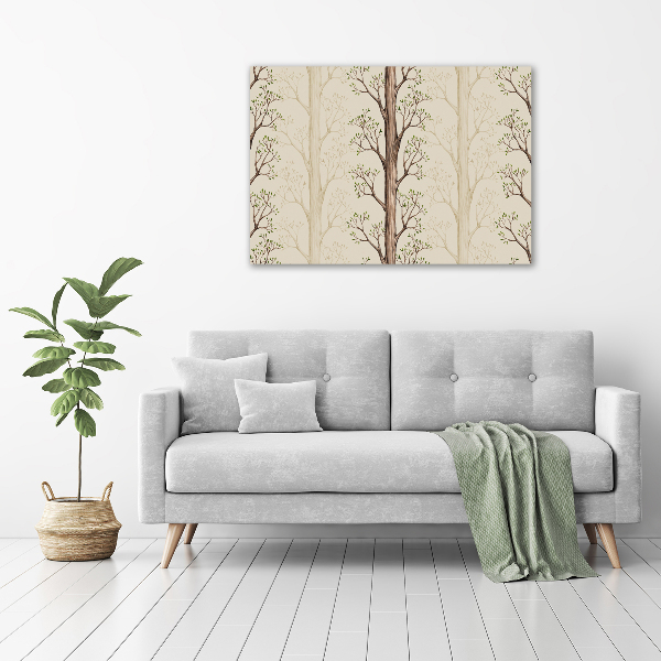 Canvas wall art Trees