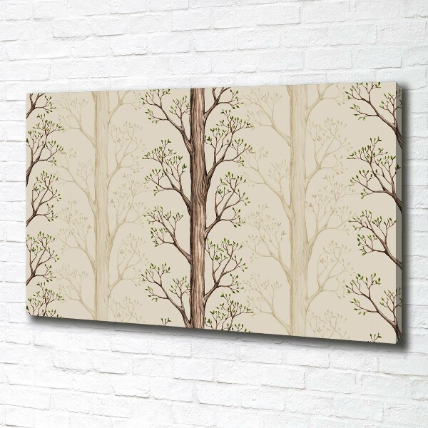 Canvas wall art Trees