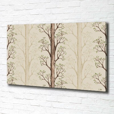 Canvas wall art Trees