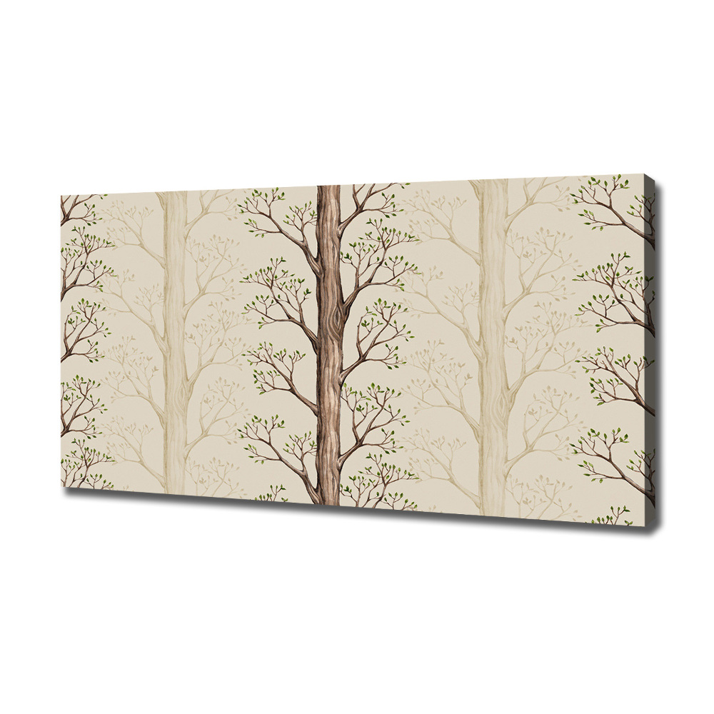 Canvas wall art Trees