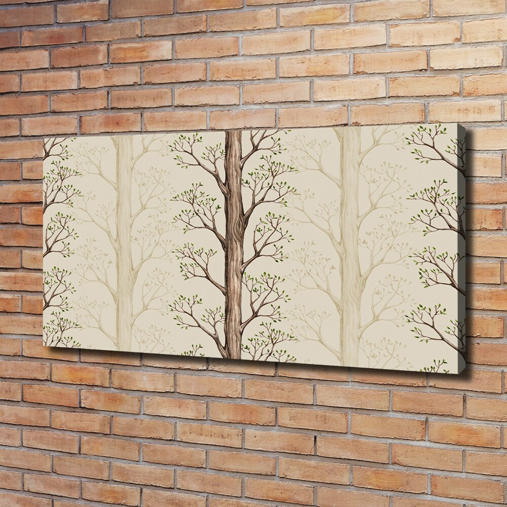 Canvas wall art Trees