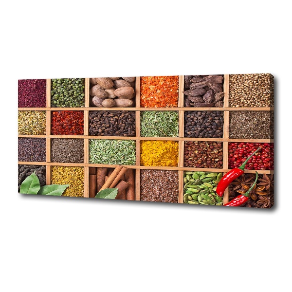 Canvas wall art Spices and herbs