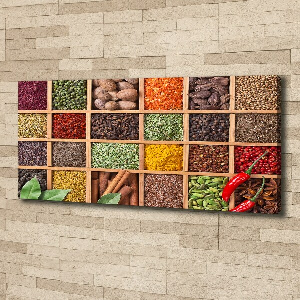 Canvas wall art Spices and herbs