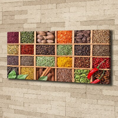 Canvas wall art Spices and herbs