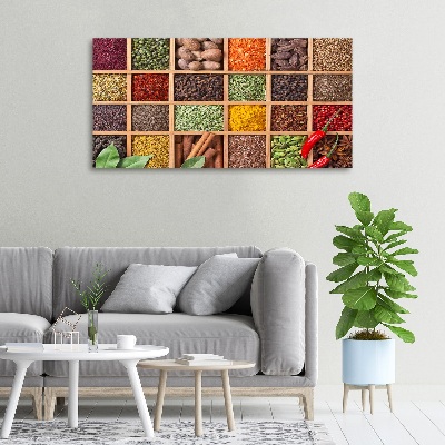 Canvas wall art Spices and herbs