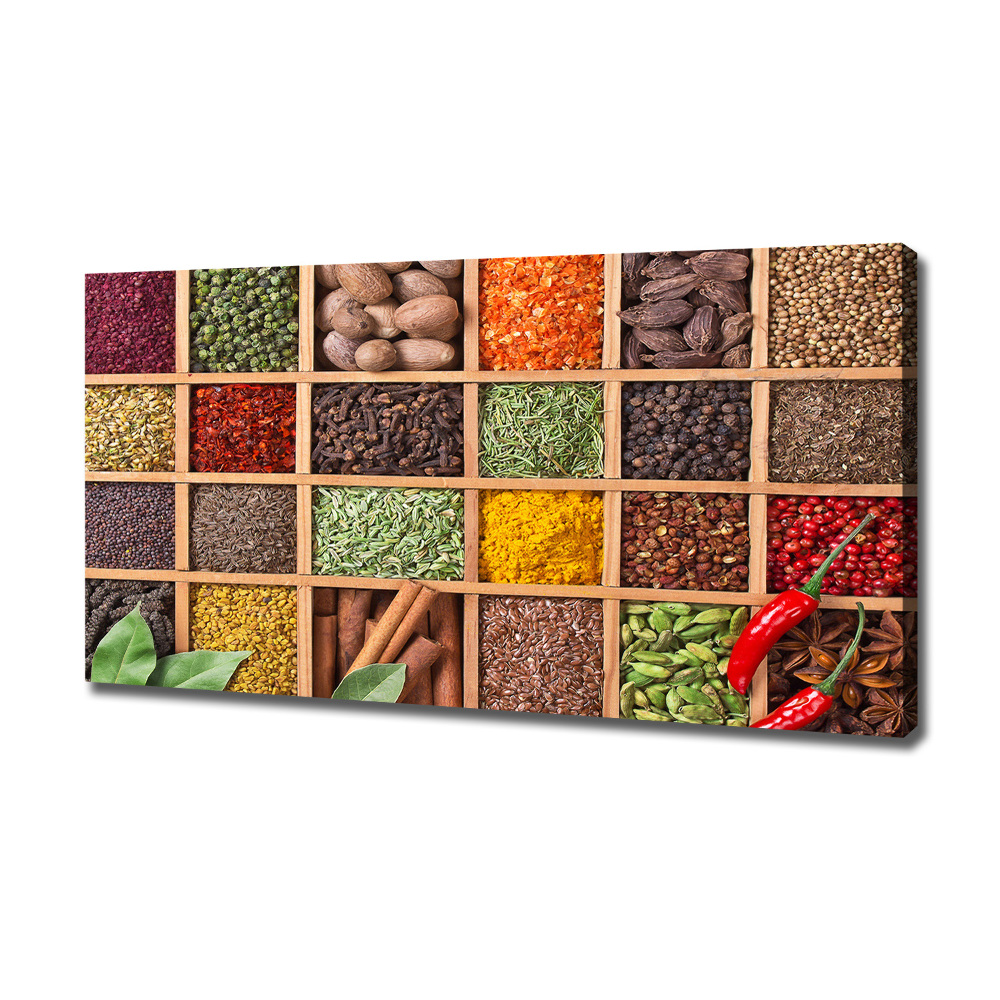 Canvas wall art Spices and herbs