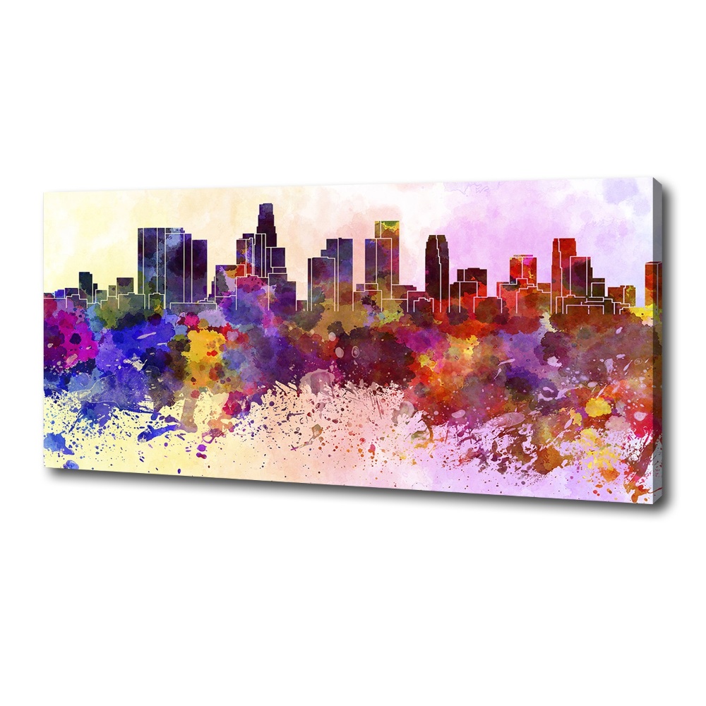 Canvas wall art Los Angeles colors