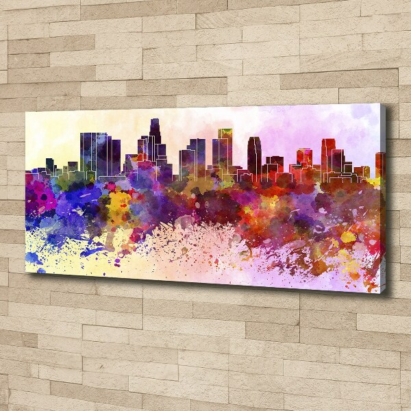 Canvas wall art Los Angeles colors