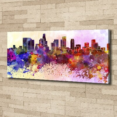 Canvas wall art Los Angeles colors