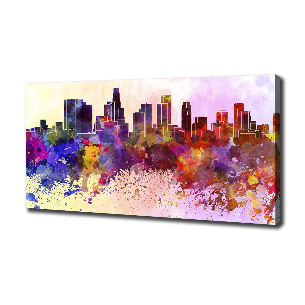 Canvas wall art Los Angeles colors