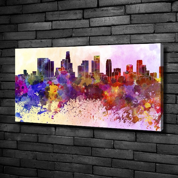 Canvas wall art Los Angeles colors