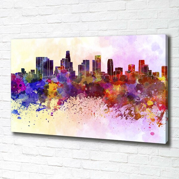 Canvas wall art Los Angeles colors