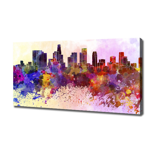 Canvas wall art Los Angeles colors