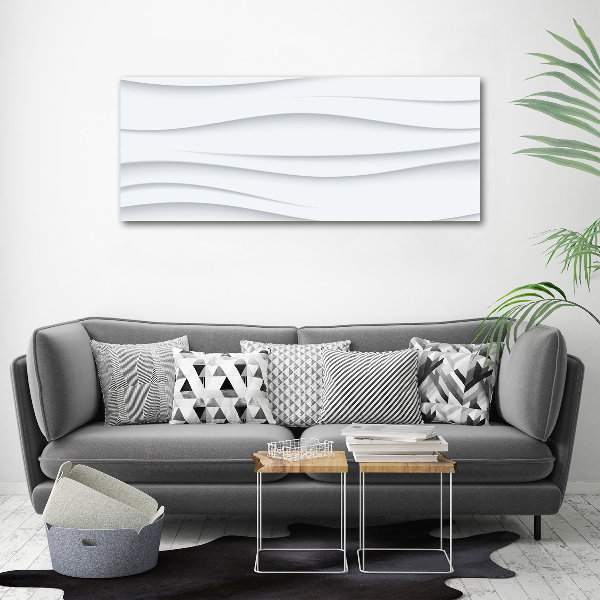 Canvas wall art Wave abstraction