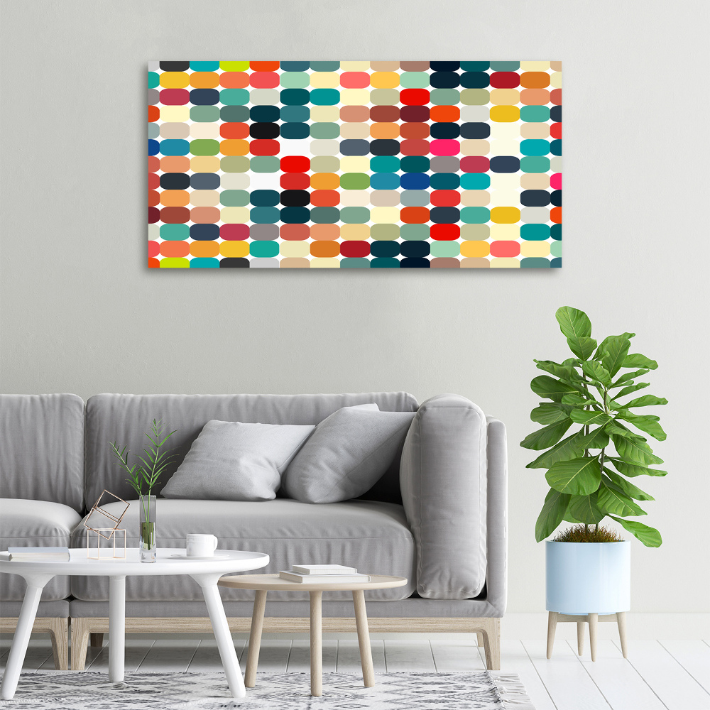 Canvas wall art Geometric background