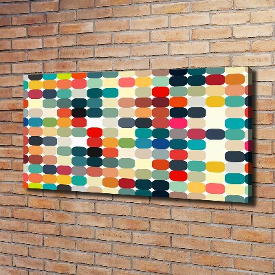 Canvas wall art Geometric background