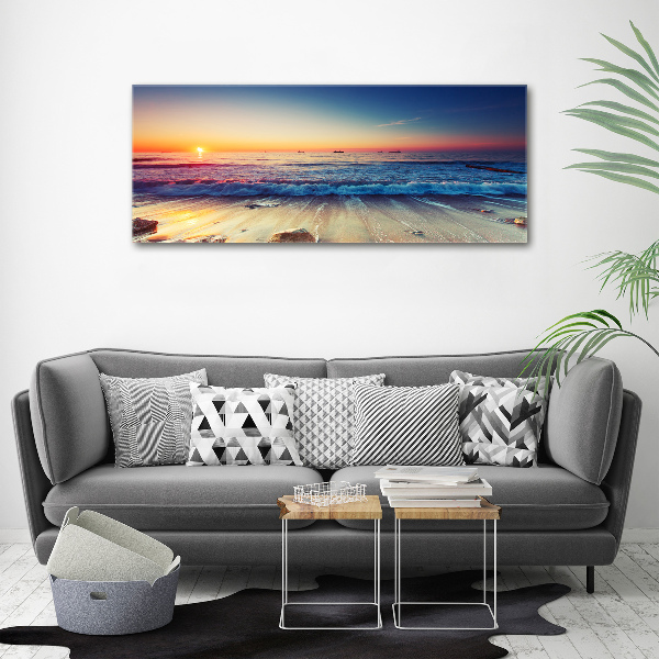 Canvas wall art Sunrise sea