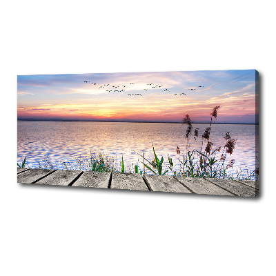 Canvas wall art Lake West