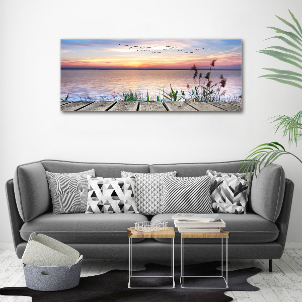 Canvas wall art Lake West